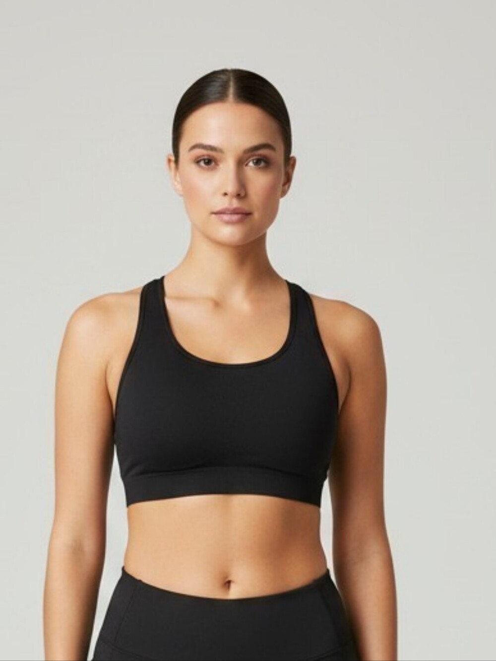 tek gear Black Racerback Seamless Sports Bra